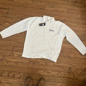 Antigua White Lightweight Shirt Jacket